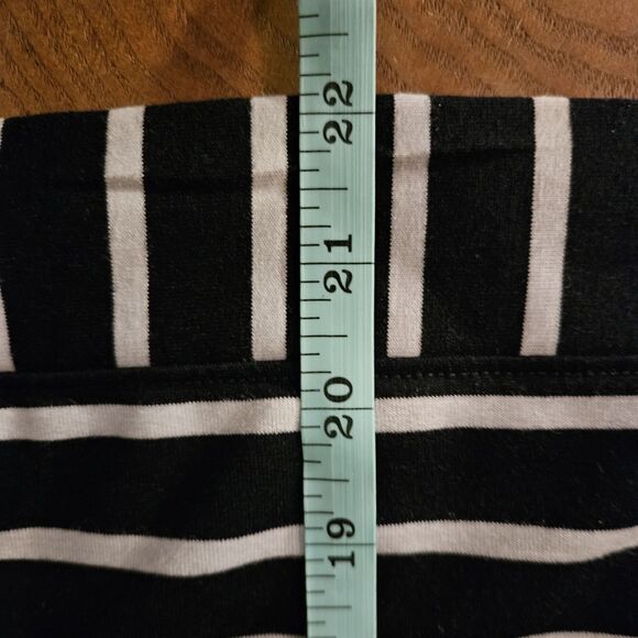 Anne Klein Navy & White Horizontal Stripe Sleeveless Pullover Top Women’s M NWT - Picture 7 of 9